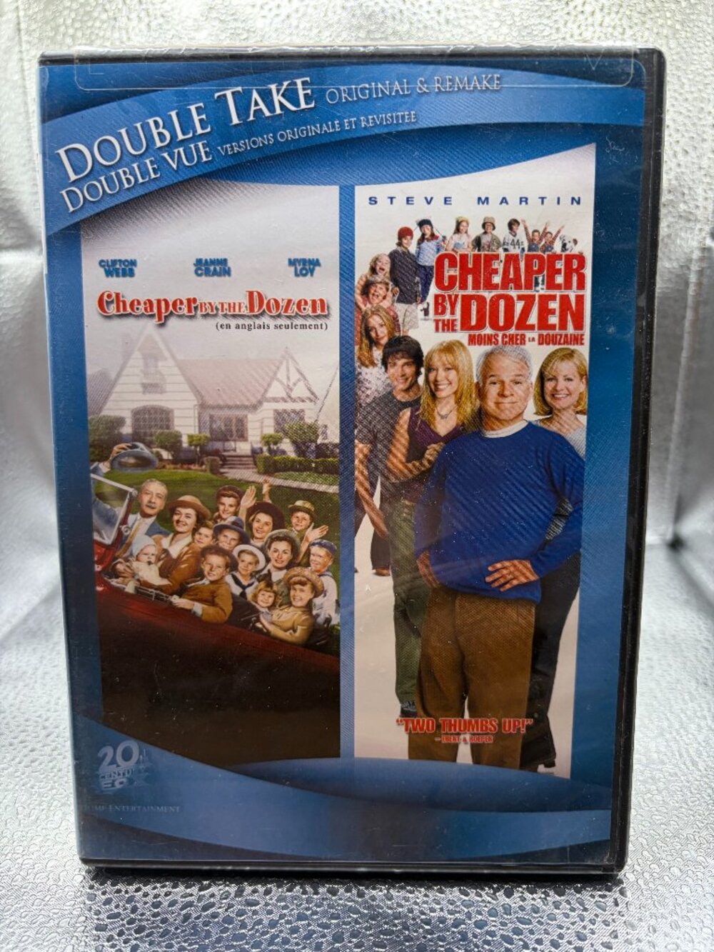 👨👩👧👦 Cheaper by the Dozen DVD Set: Double Take Original 1950 & 2003 Remak